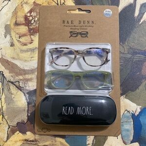 0.00 RAE DUNN. Blue Light Blocking Reading Glasses
